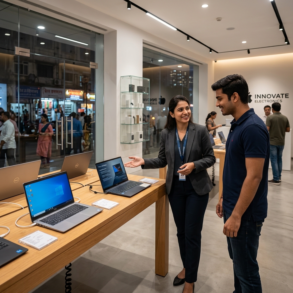 Sankalp EI modern electronics showroom advisory